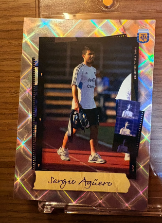 2025 Topps Focus Argentina Sergio Aguero #14 Shutter Speed